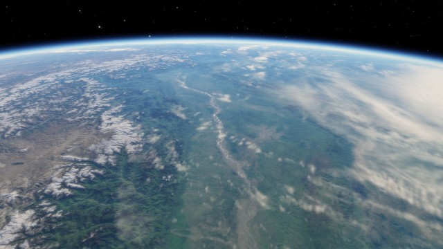 space engine earth
