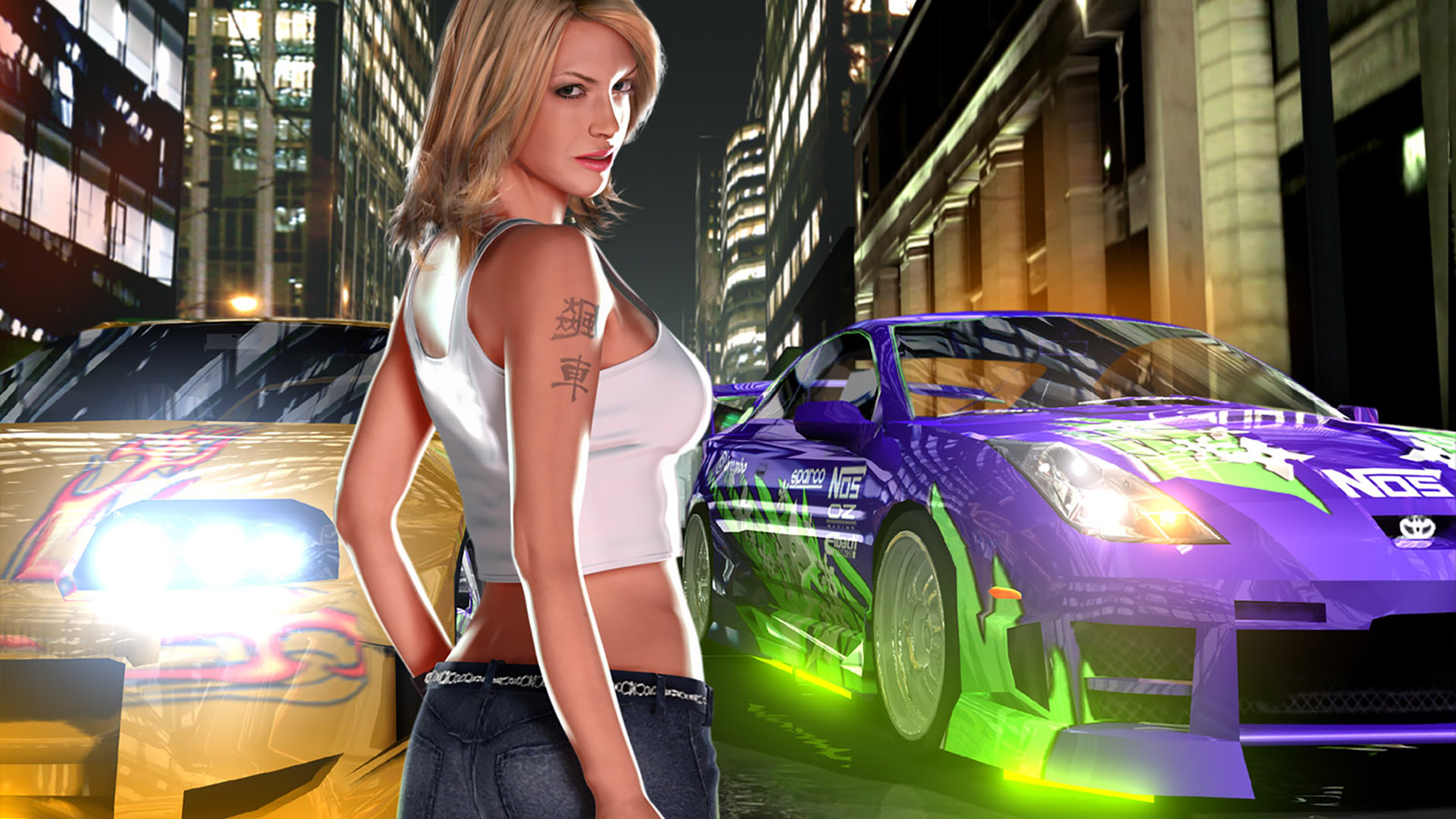 Need for speed underground слушать. Need for Speed Underground 1. NFS Underground 1 обложка. Девушка из нфс андеграунд 2. Need for Speed Underground полиция.